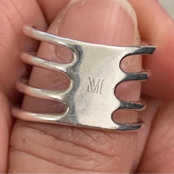 Monica Vinader Riva Waterfall Cocktail Diamond Ring Size 9 - Picture 9 of 10